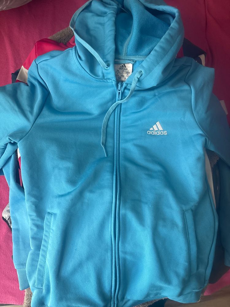 Adidas Originals Adidas Blue Zip-Up Hoodie product image