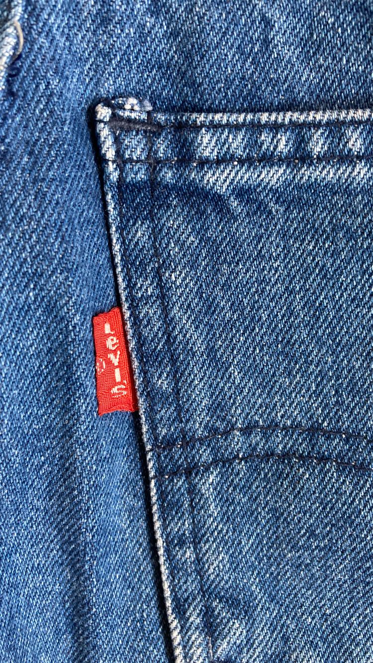 Levi’s 501 Men’s Blue Jeans W34 L36 Straight Leg Button Fly 100% Cotton 6