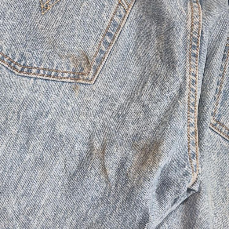 LEVI'S 501 CT JEANS DENIM STRAIGHT LEG - Size W36 L30 - Light Blue 5