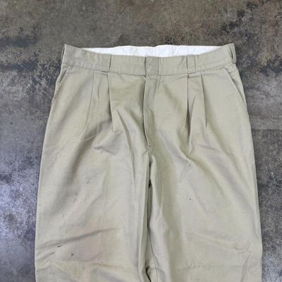 Dickies Trousers Original Fit Carpenter Workwear Pants, Beige, Mens 38 4