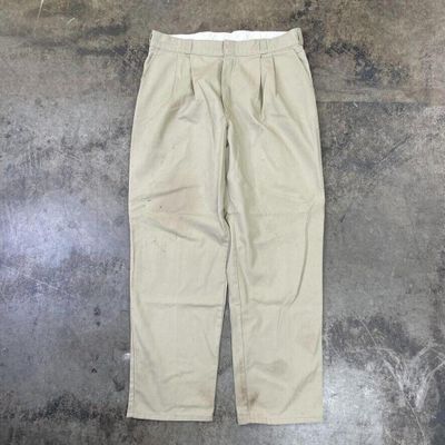 Dickies Trousers Original Fit Carpenter Workwear Pants, Beige, Mens 38 1