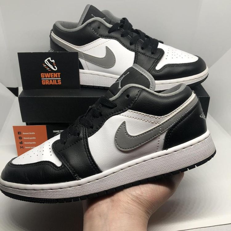 Jordan Jordan 1 Low Black White Grey GS product image