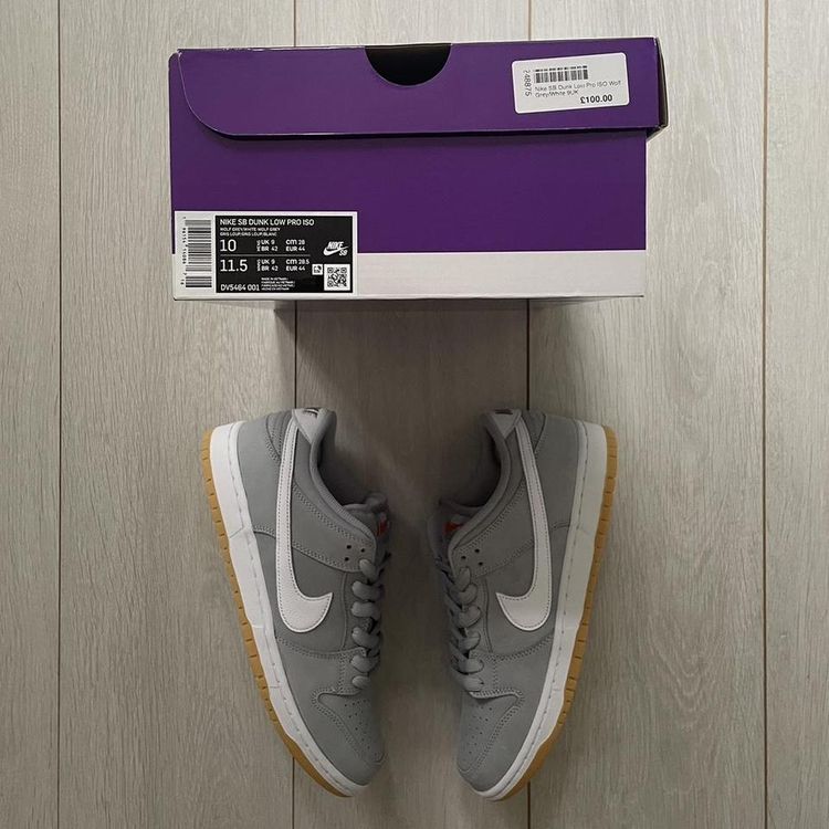 Dunk Low SB Grey Gum - UK 9 imagen 4