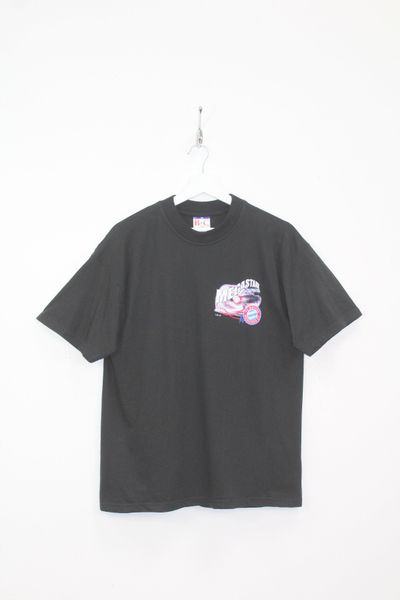 VINTAGE BAYERN MUNICH 1998 MEGA STARK GRAPHIC FOOTBALL T-SHIRT MEDIUM 4