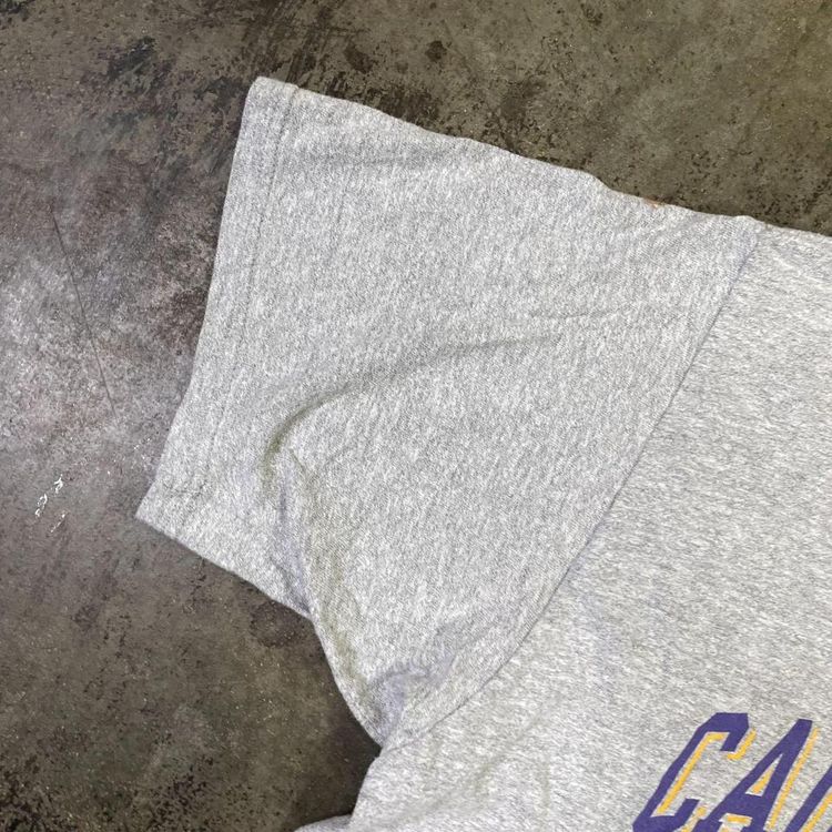 Champion T-Shirt College Vintage 90s USA Sports Tee, Grey, Mens XL 5
