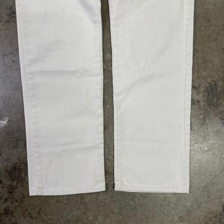 Lee Denim Jeans 90s Straight Leg Pants Trousers, White, Womens 30 image 8