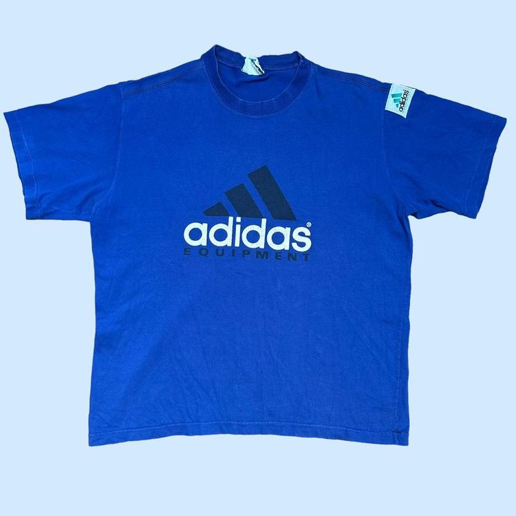 Vintage adidas equipment print tshirt