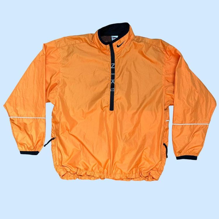 Vintage Nike quarter zip spellout windbreaker jacket - 90s