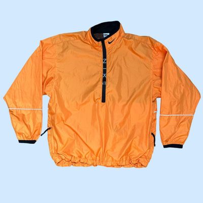 Vintage Nike quarter zip spellout windbreaker jacket - 90s 1