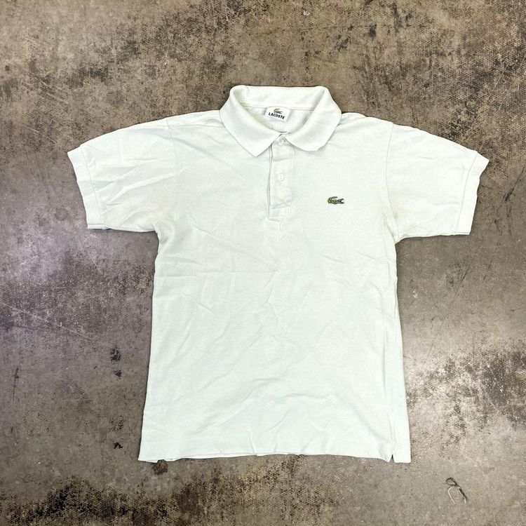 Lacoste Polo Shirt Y2K Vintage Short Sleeve Top, Green, Mens XS 2 image 1