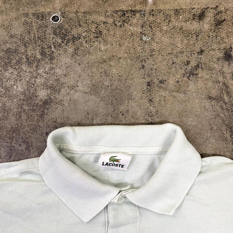 Lacoste Polo Shirt Y2K Vintage Short Sleeve Top, Green, Mens XS 2 image 6