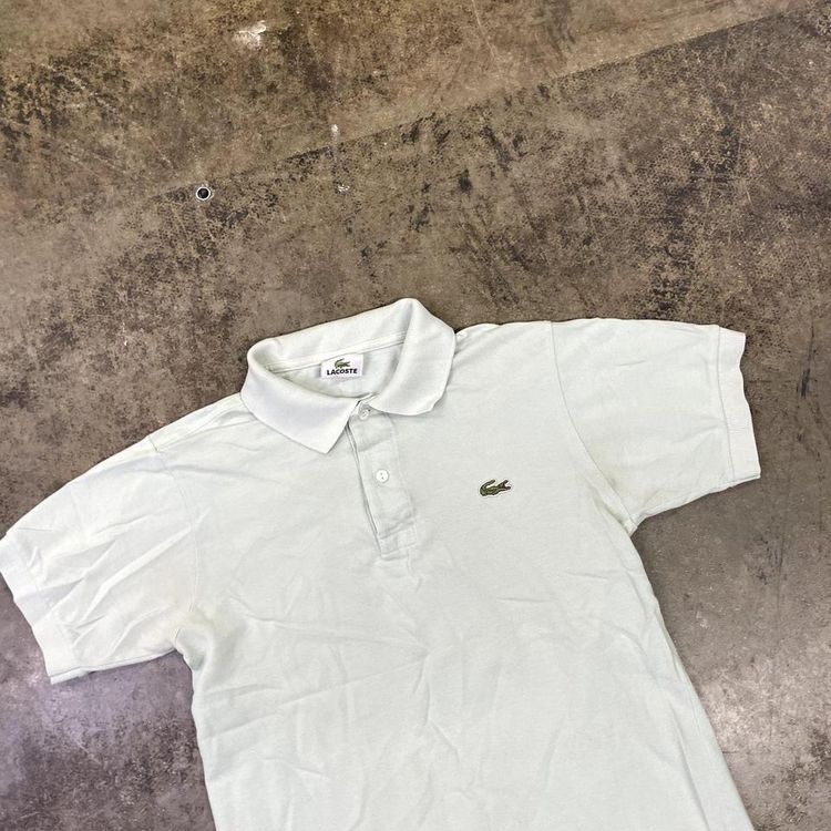 Lacoste Polo Shirt Y2K Vintage Short Sleeve Top, Green, Mens XS 2 image 3