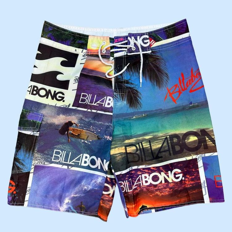 Vintage Billabong 90s all over print board shorts