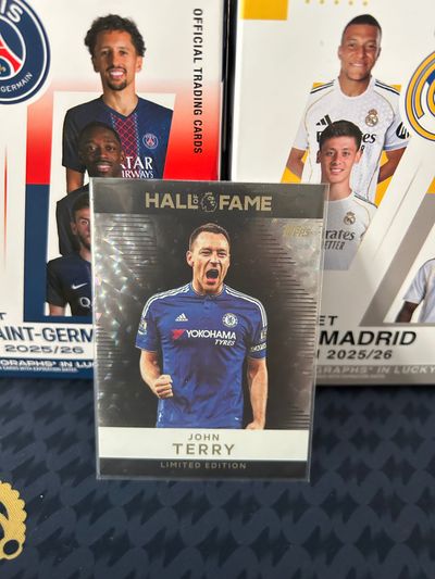 John Terry Hall Of Fame Limited Edition Trading Card