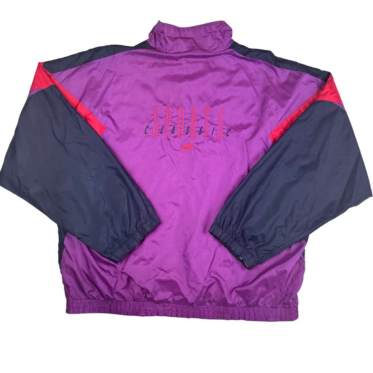 Vintage Nike 90's Sports Classic Full-Zip Track Jacket Purple image 12