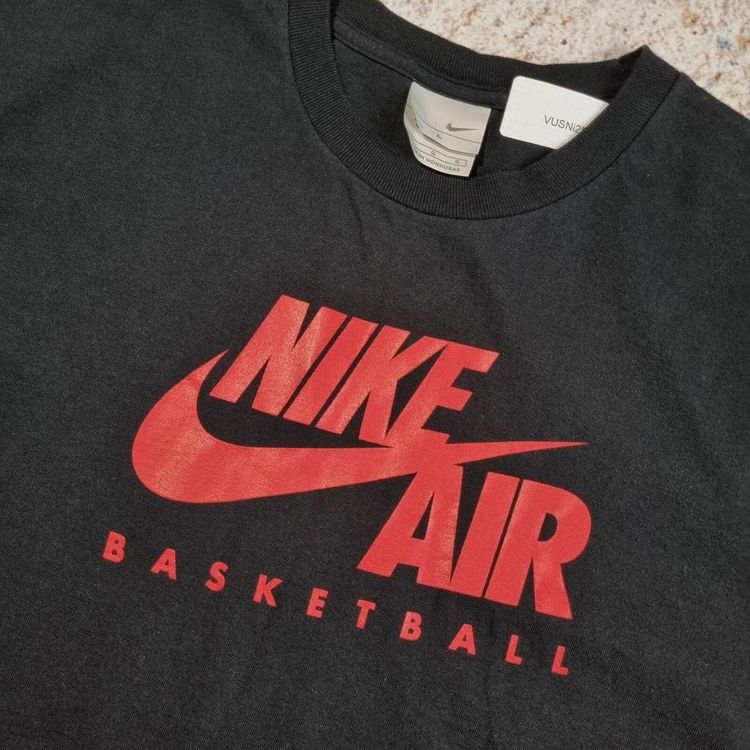 NIKE AIR BASKETBALL T-SHIRT RETRO Y2K - Black - Size L 2