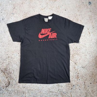 NIKE AIR BASKETBALL T-SHIRT RETRO Y2K - Black - Size L 1