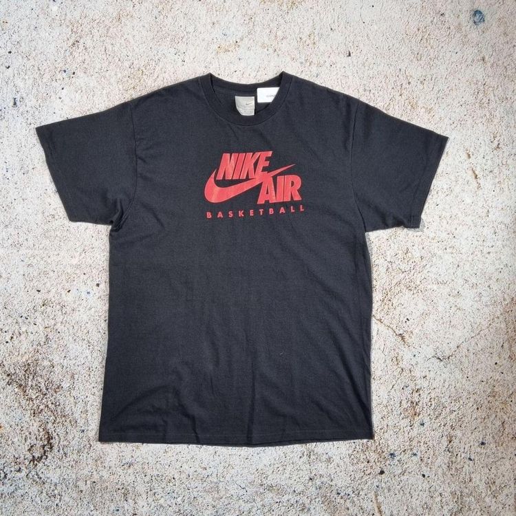NIKE AIR BASKETBALL T-SHIRT RETRO Y2K - Black - Size L