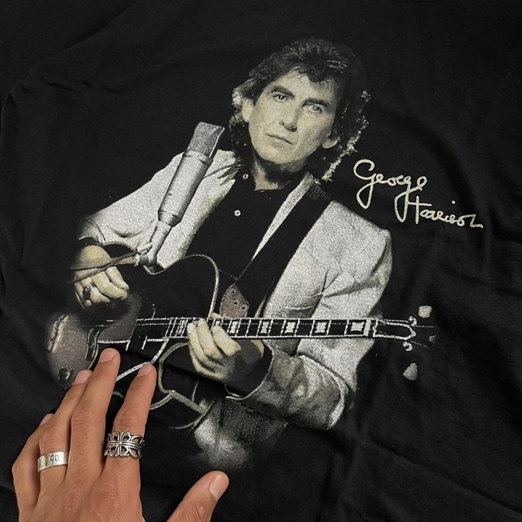 VINTAGE 90S GEORGE HARRISON T SHIRT 3