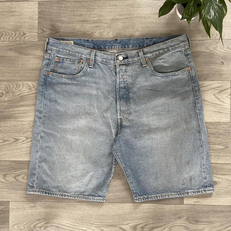 VINTAGE BIG E LEVI 501 JORTS image 1