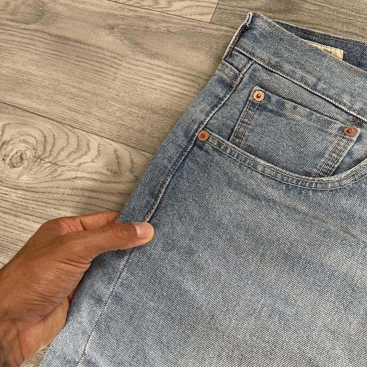 VINTAGE BIG E LEVI 501 JORTS image 3