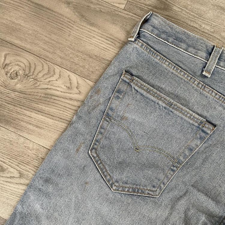 VINTAGE BIG E LEVI 501 JORTS image 8