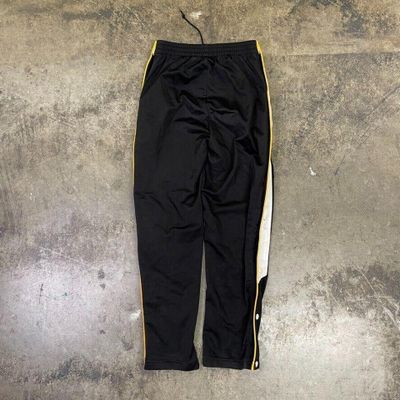 Nike Tracksuit Bottoms Popper Y2K Sports Joggers, Black, Womens Large 2