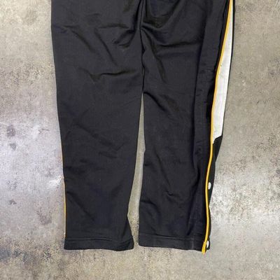 Nike Tracksuit Bottoms Popper Y2K Sports Joggers, Black, Womens Large 7