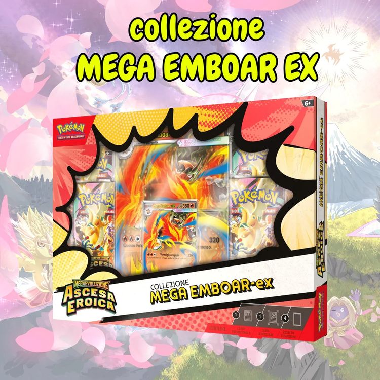 Collezione Mega Emboar ascesa eroica | aperto in live