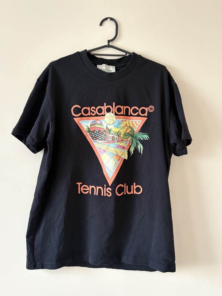 Black Graphic T-Shirt Casablanca
