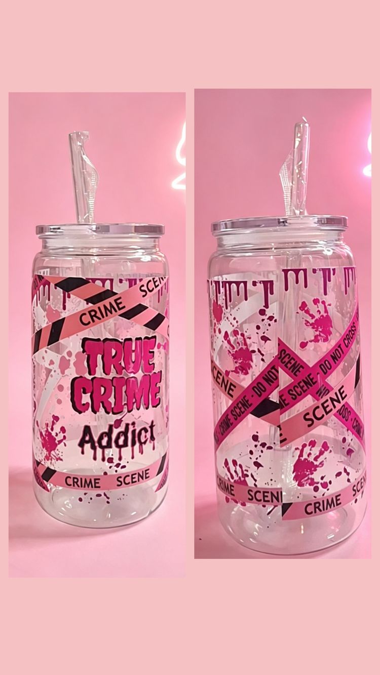 Clear Plastic Tumbler With Straw image 1