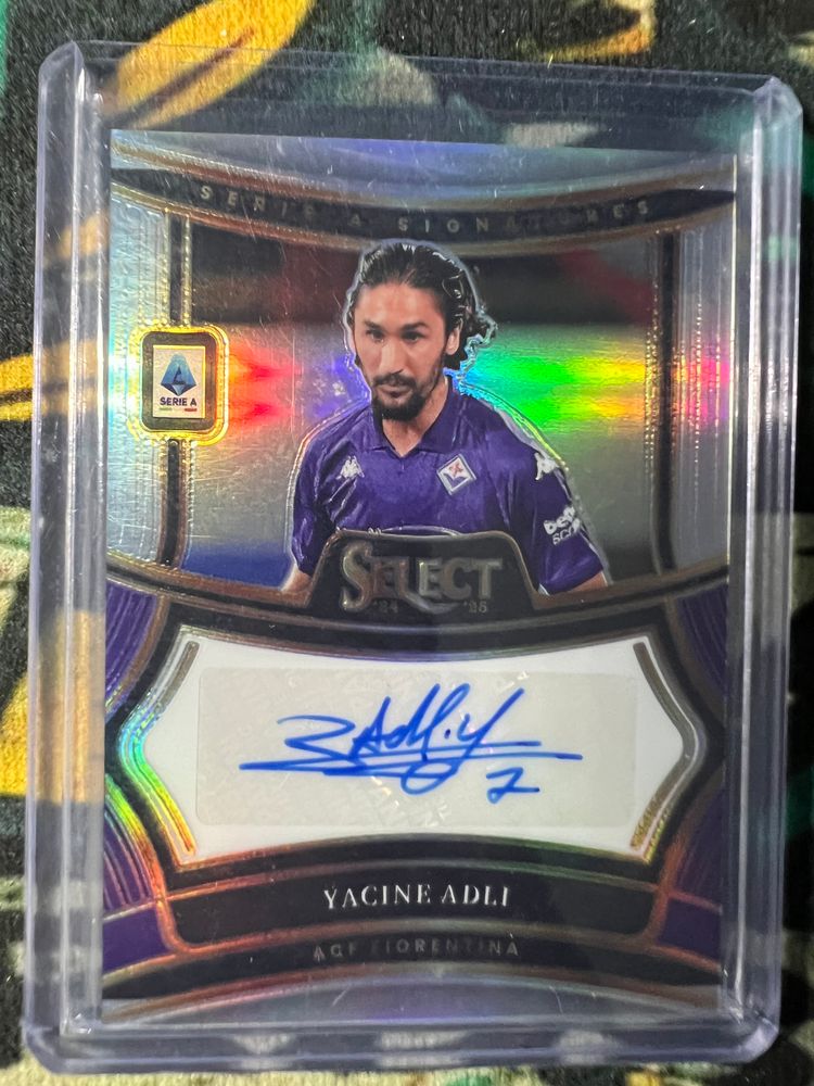 Other Yacine Adli Auto Select Serie A Signatures Football Card product image