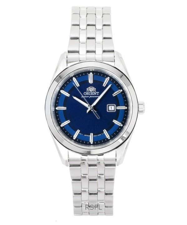 Orient Stretto Stainless Steel Blue Dial Solar RA-WG0602L Women's Watch obraz 1