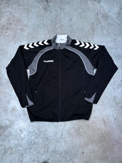 Hummel Black And Grey Sports Jacket