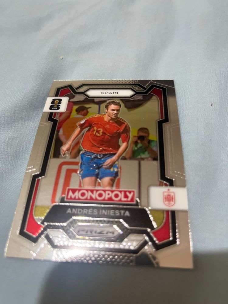Monopoly Andres Iniesta Collectible Card