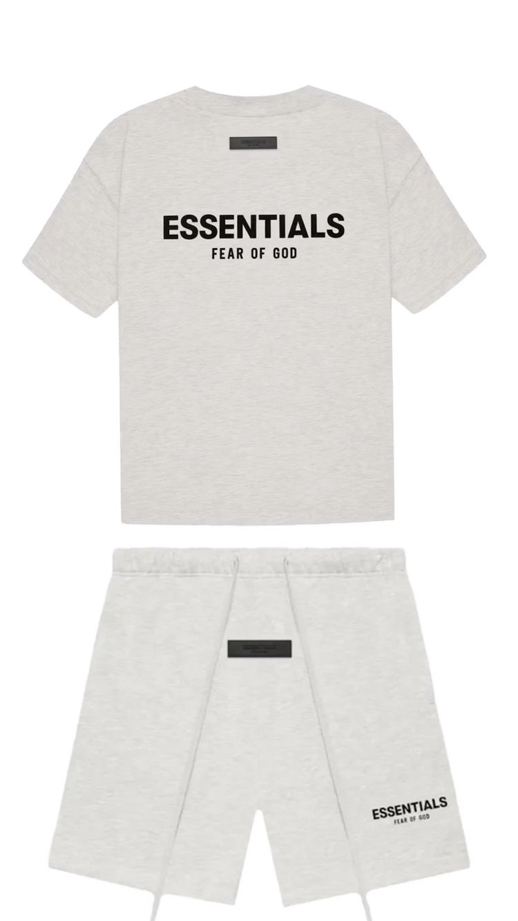 Fear Of God Essentials T-Shirt And Shorts Set