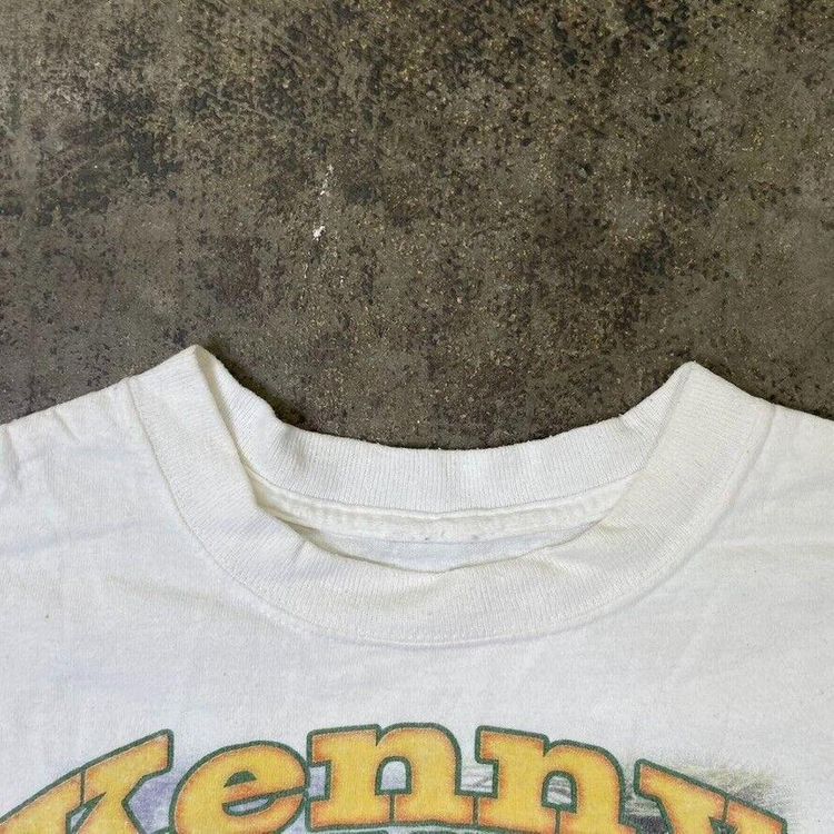 Music Country Vintage USA Graphic T-Shirt Kenny Chesney Y2K Tee, White Mens XS 6