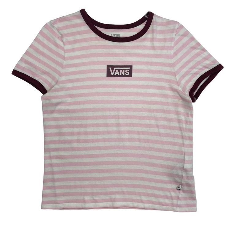 Vans Vans Striped Two Toned Skater T-Shirt Womens Small product image
