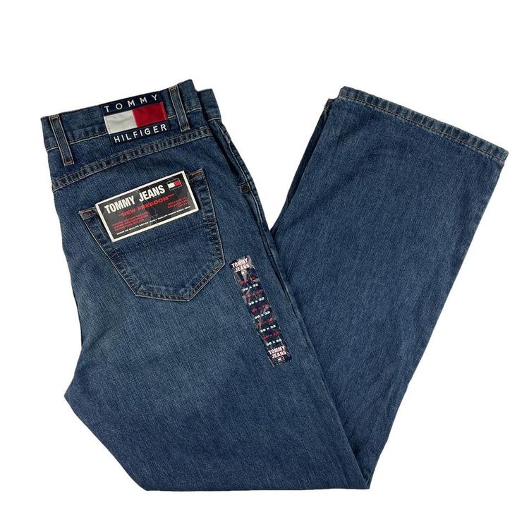 Tommy Hilfiger Deadstock Vintage Tommy Hilfiger Straight Fit Jeans Blue 36 x 32 product image