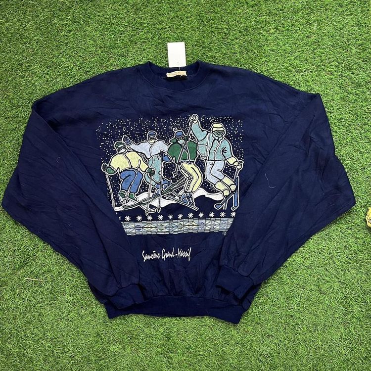 Navy Safon Sweathist
