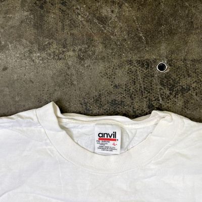 Golf USA Graphic T-Shirt Vintage 90s Single Stitch Tee, White Mens Large 5