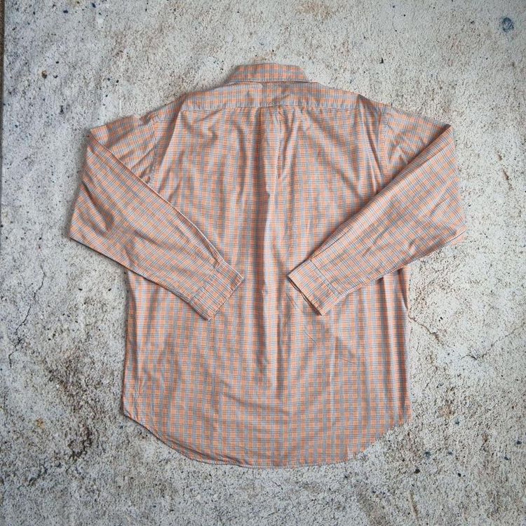 RALPH LAUREN OXFORD SHIRT CHECK - Orange - Size L image 7