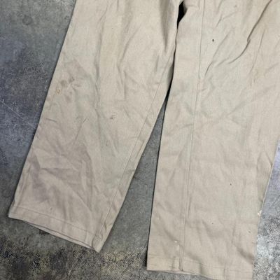 Dickies Trousers Original Fit Carpenter Workwear Pants, Beige, Mens 38 8
