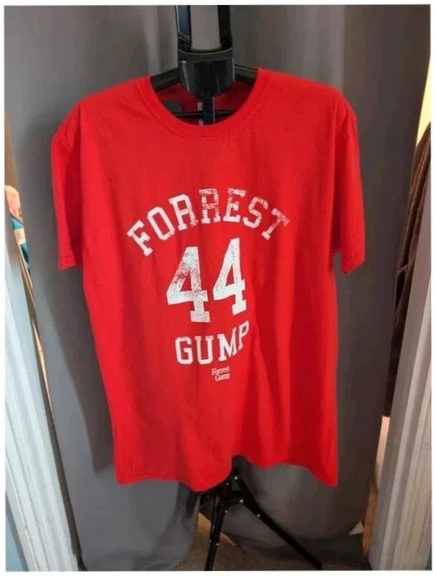 Forrest Gump Red Forrest Gump Movie Promo Graphic T Shirt XL Retro 90s Cotton Unisex Tee product image