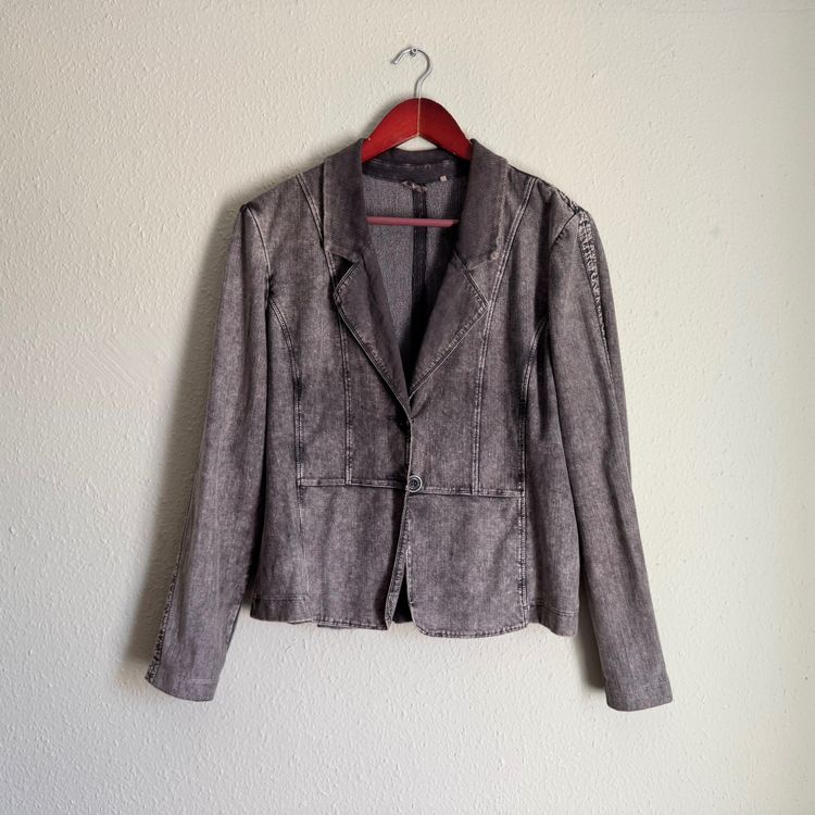 Other Grey Denim Blazer Jacket product image