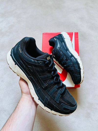 Nike P-6000 black metallic gold uk 11.5 brand new
