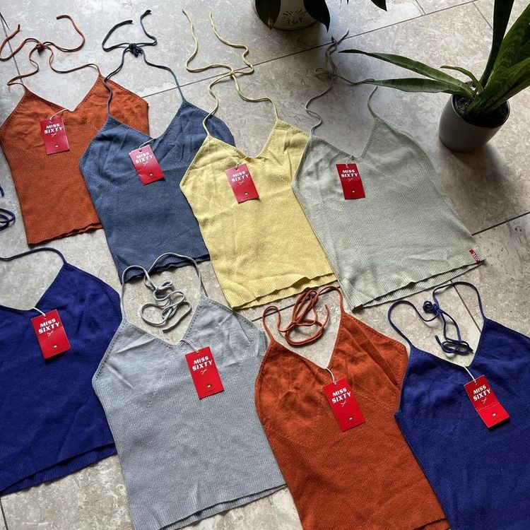 Vintage 90s Miss Sixty Halterneck tops