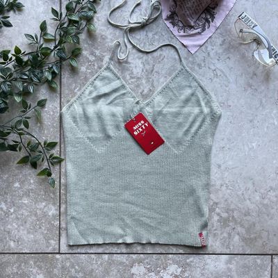 Deadstock Vintage 90s Miss Sixty Halterneck