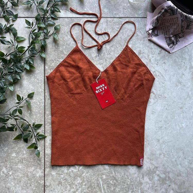 Deadstock Vintage 90s Miss Sixty Halterneck