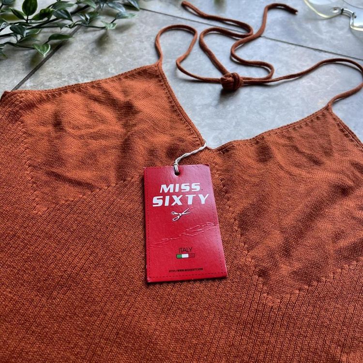 Deadstock Vintage 90s Miss Sixty Halterneck image 2